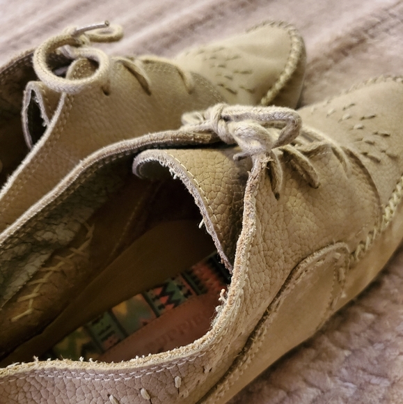 Hush Puppies Moccasin Leather Ankle Booties - Picture 5 of 6